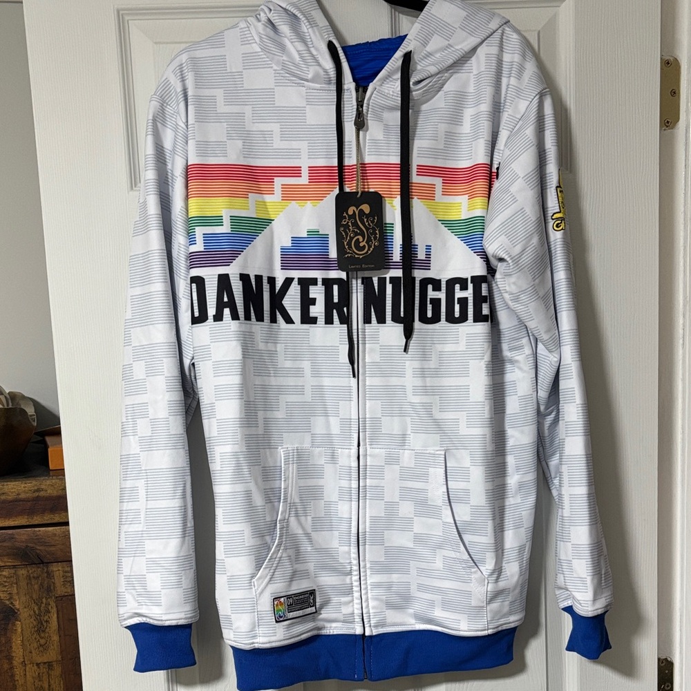 Dankernuggets White and Blue Hoodie